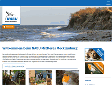 Tablet Screenshot of nabu-mittleres-mecklenburg.de